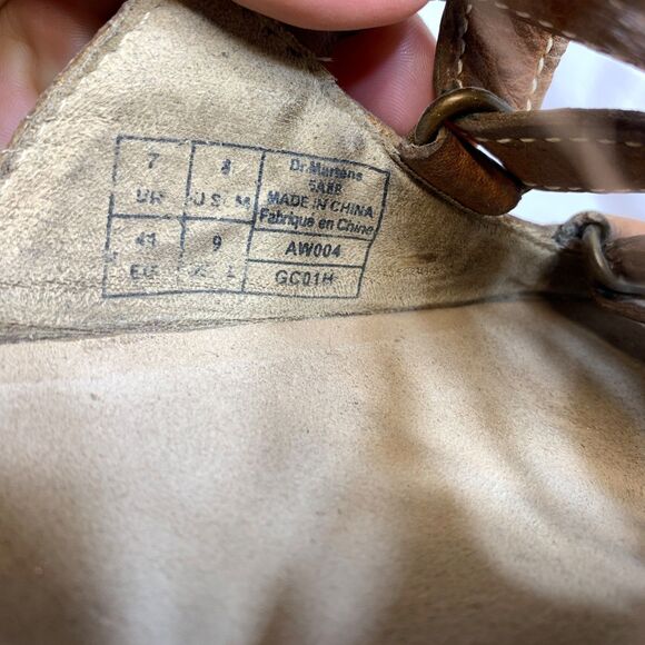 Vintage Dr. Martens Dune Fisherman Y2K Leather Chunky Sole Platform Sandals Sz 9 - Picture 9 of 11